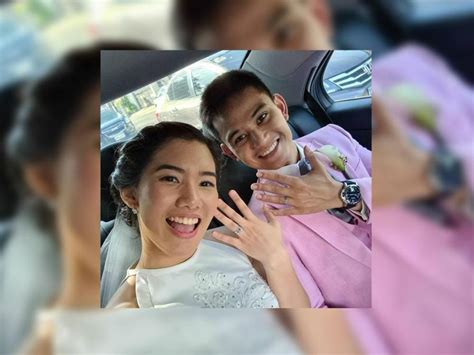 Star setter Jia Morado now officially married to Miguel .